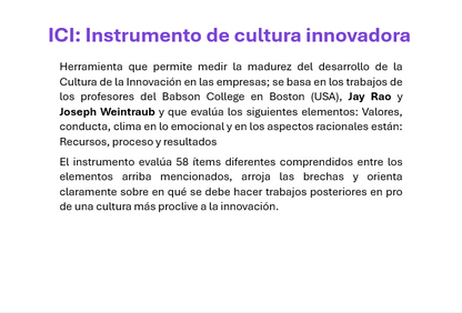 Instrumento de Cultura Innovadora